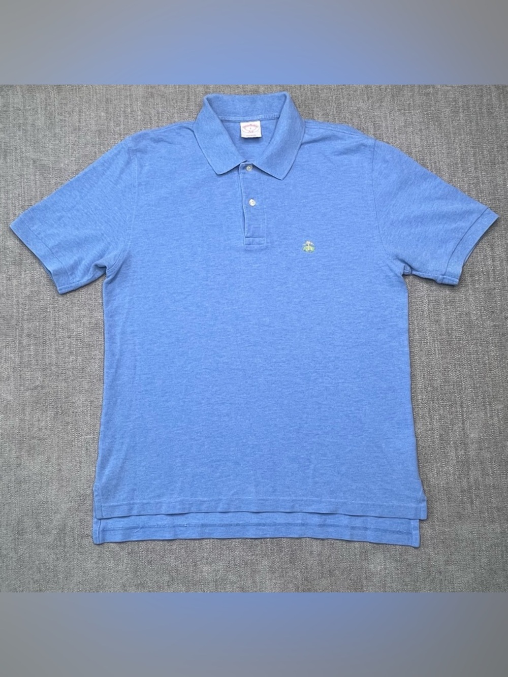 Brooks Brothers 346 Blue Original Fit Polo Large